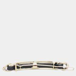 Chanel Logo Crystal Hairclip