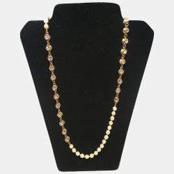Chanel Vintage Pearl And Crystal Beaded Necklace