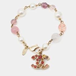 Pre Owned Chanel CC Charm Bracelet