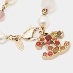 Pre Owned Chanel CC Charm Bracelet
