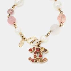 Pre Owned Chanel CC Charm Bracelet