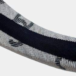 Chanel Gray Cotton CC Headband