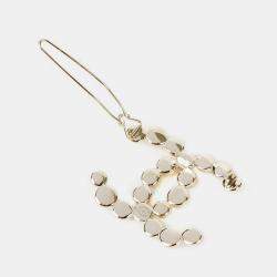 Chanel Gold-Tone Metal CC Logo Hair Clip
