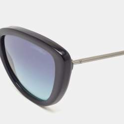 Chanel Navy Blue/Black Gradient 5399 Cat Eye Sunglasses