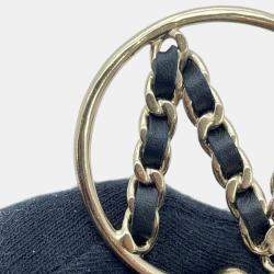 Chanel Gold Metal Leather CC Charm Chainbelt