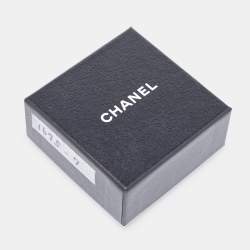 Pre Owned Chanel CC Gold Tone Pendant Necklace