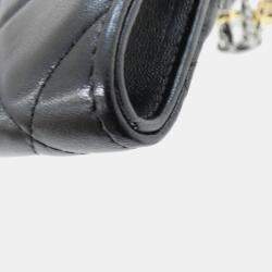 Chanel Black Leather 19 Phone Case Bag