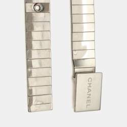 Chanel Silver Tone Vintage 1998 Waist Belt 80CM