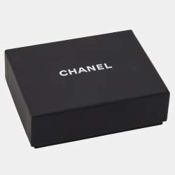 Chanel CC Faux Pearl Gold Tone Chain Link Pendant Necklace