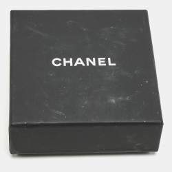 Chanel Interlaced CC Medallion Leather Gold Tone Pendant Chain Necklace