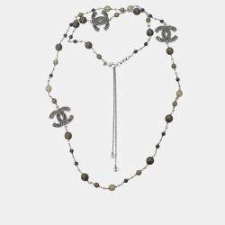 Chanel CC Beaded Necklace