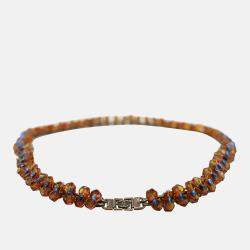 Chanel Brown Resin Vintage Amber Chain Belt