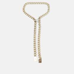 Chanel Metal 21C Chain Necklace