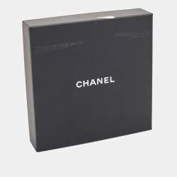 Chanel Starburst CC Enamel Crystals Silver Tone Brooch