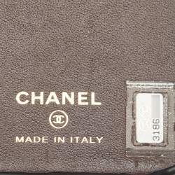 Pre Owned Chanel Black Caviar Quilted Leather iPhone 13 Classic Chain Case