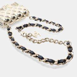 Chanel Gold-Tone Handbag Necklace