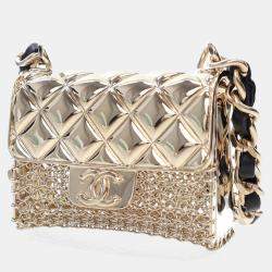 Chanel Gold-Tone Handbag Necklace