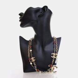 Chanel Resin CC Long Necklace