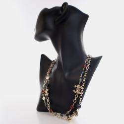 Chanel Resin CC Long Necklace