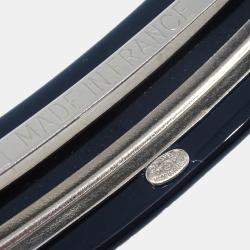 Chanel Black Acrylic Barrette Hair Accessory 