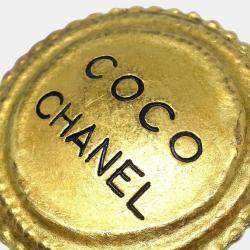 Chanel Gold Plated Clip-On Earrings 