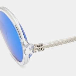 Chanel Blue Acetate 71287 CC Round Sunglasses
