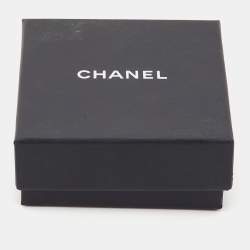 Chanel CC Crystals Gold Tone Brooch