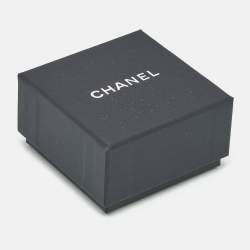 Pre Owned Chanel CC Crystals Gold Tone Pin Brooch
