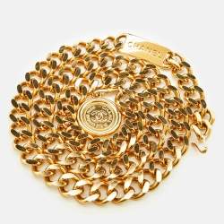 Pre Owned Chanel CC 31 Rue Cambon Gold Tone Chain Belt