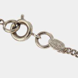 مملوكة مسبقًا Chanel Silver Chain CC Trump Bracelet