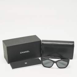 Pre Owned Chanel Black 5429 CC Butterfly Sunglasses