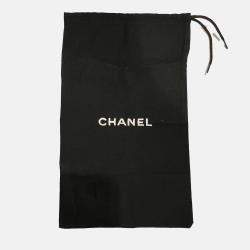 مملوكة مسبقًا Chanel 2022 Black & White Enamel Gold Plated Logo Belt