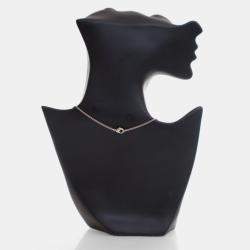 Pre Owned Chanel Crystal CC Pendant Necklace