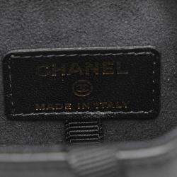 Pre Owned Chanel Red Tweed Chain Around Phone Holder