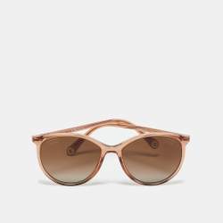 Pre Owned Chanel Bronze 5448 CC Polarized Cat Eye Sunglasses