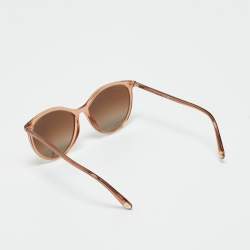 Pre Owned Chanel Bronze 5448 CC Polarized Cat Eye Sunglasses