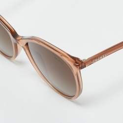 Pre Owned Chanel Bronze 5448 CC Polarized Cat Eye Sunglasses