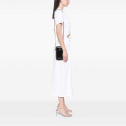 Pre Owned Chanel Black CC Quilted Lambskin Chain Around Phone Holder