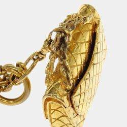 Pre Owned Chanel Gold Handbag Chain Pendant Necklace