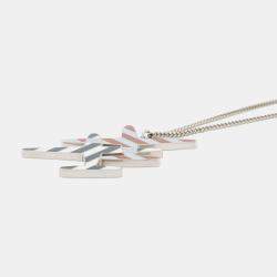 Pre Owned Chanel Airline Necklace Red/Blue/White Metal