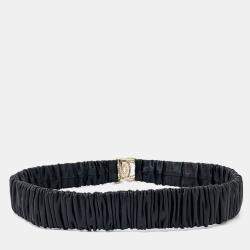 Pre Owned Chanel Pearl logo banding belt