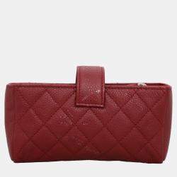 Pre Owned Chanel Caviar Phone Pouch