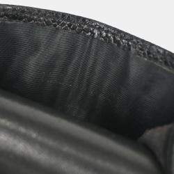 Pre Owned Chanel Black Calfskin Timeless Sunglasses Case Small