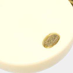 Pre Owned Chanel Pendant Necklace Gold White