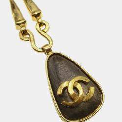 Pre Owned Chanel Gold Chain Pendant Necklace