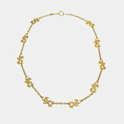 Pre Owned Chanel Chain Necklace Gold