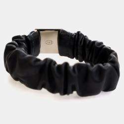 Pre Owned Chanel Lambskin CC Logo Scrunchie