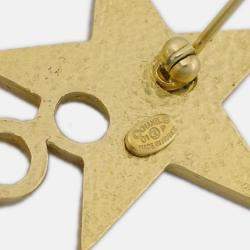 Pre Owned Chanel Star COCO Brooch Pin Black