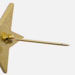 Pre Owned Chanel Star COCO Brooch Pin Black