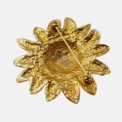 Pre Owned Chanel Lion Brooch Pin Gold
